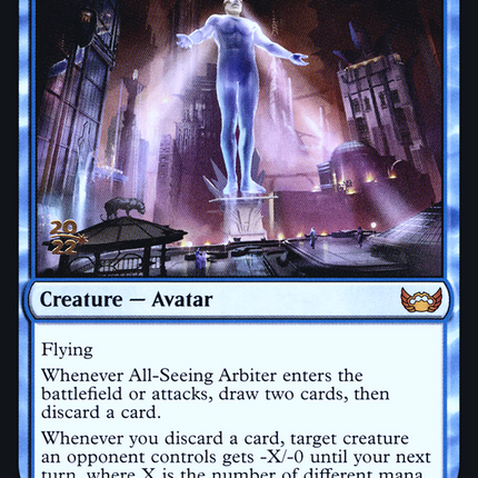 All-Seeing Arbiter [Streets of New Capenna Promos] Prerelease Foil