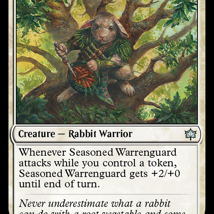 Seasoned Warrenguard [Bloomburrow] Foil
