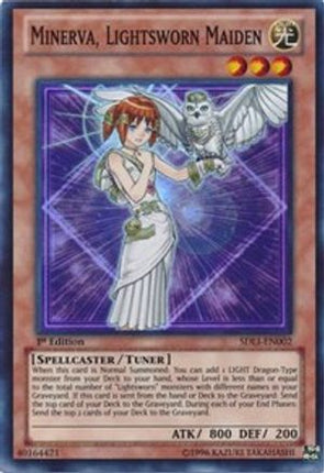 Minerva, Lightsworn Maiden (Super Rare) [SDLI-EN002] Structure Deck: Realm of Light 1st Edition