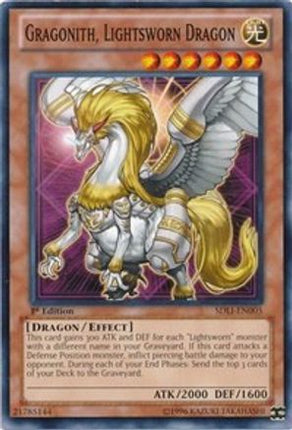 Gragonith, Lightsworn Dragon (Common / Short Print) [SDLI-EN005] Structure Deck: Realm of Light 1st Edition