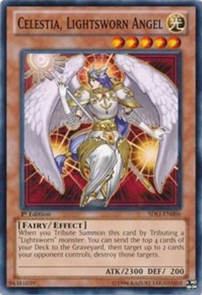 Celestia, Lightsworn Angel (Common / Short Print) [SDLI-EN006] Structure Deck: Realm of Light 1st Edition