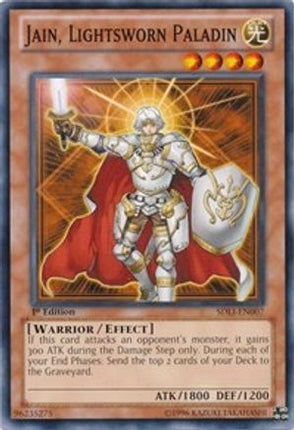 Jain, Lightsworn Paladin (Common / Short Print) [SDLI-EN007] Structure Deck: Realm of Light 1st Edition