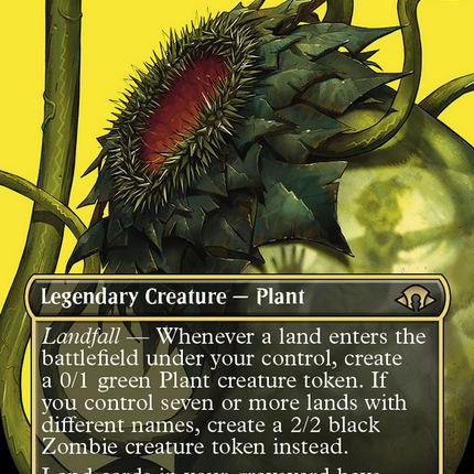 The Necrobloom (Borderless) [Modern Horizons 3] Foil