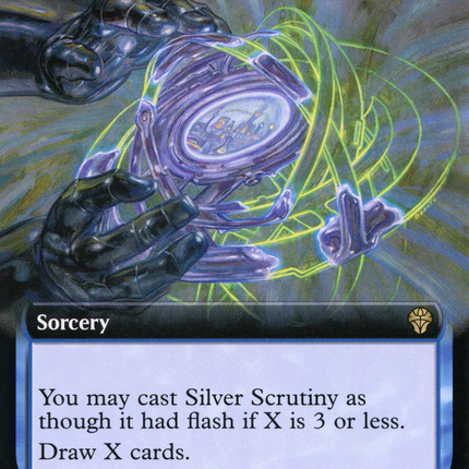 Silver Scrutiny (Extended Art) [Dominaria United]