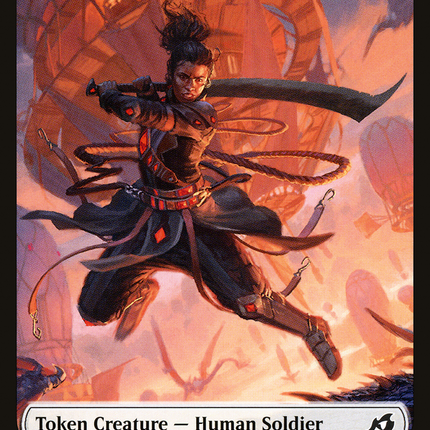 Human Soldier Token (003/013) [Ikoria: Lair of Behemoths Tokens]