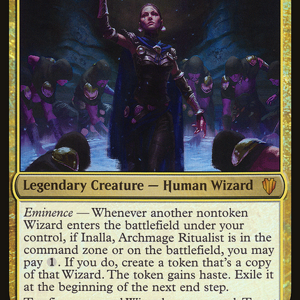 Inalla, Archmage Ritualist [Commander 2017 Oversized] Foil