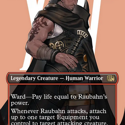 Raubahn, Bull of Ala Mhigo (Borderless) [FINAL FANTASY] Foil