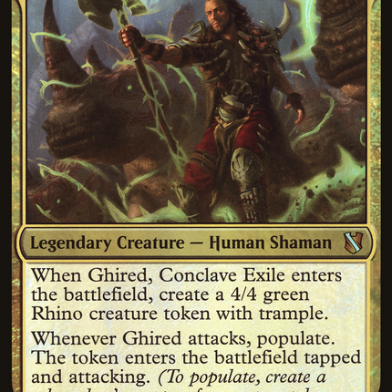 Ghired, Conclave Exile [Commander 2019 Oversized] Foil