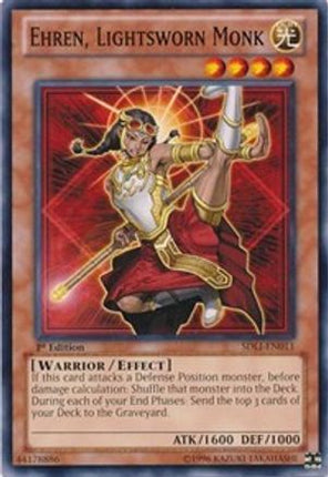 Ehren, Lightsworn Monk (Common / Short Print) [SDLI-EN011] Structure Deck: Realm of Light 1st Edition