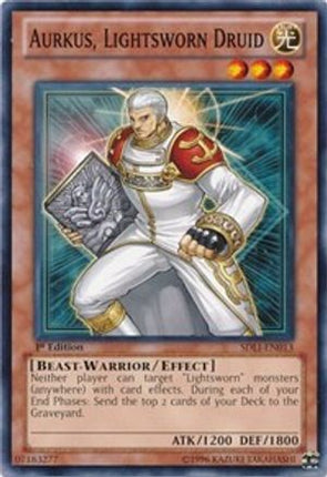 Aurkus, Lightsworn Druid (Common / Short Print) [SDLI-EN013] Structure Deck: Realm of Light 1st Edition