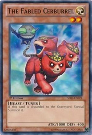 The Fabled Cerburrel (Common / Short Print) [SDLI-EN021] Structure Deck: Realm of Light 1st Edition