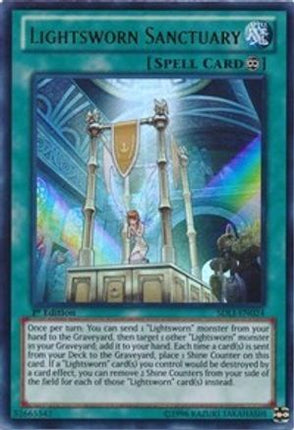 Lightsworn Sanctuary (Ultra Rare) [SDLI-EN024] Structure Deck: Realm of Light 1st Edition