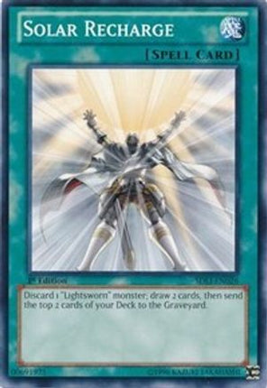 Solar Recharge (Common / Short Print) [SDLI-EN026] Structure Deck: Realm of Light 1st Edition
