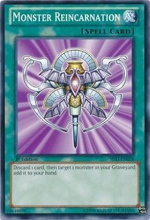 Monster Reincarnation (Common / Short Print) [SDLI-EN028] Structure Deck: Realm of Light 1st Edition