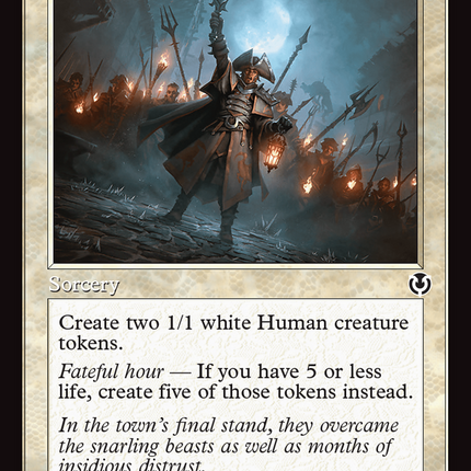 Gather the Townsfolk (Retro Frame) [Innistrad Remastered] Foil