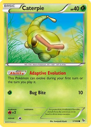 Caterpie - 1/106 [XY - Flashfire] Reverse Holofoil