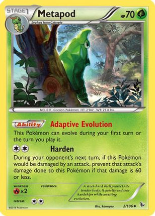 Metapod - 2/106 [XY - Flashfire]