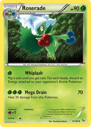 Roserade - 9/106 [XY - Flashfire] Reverse Holofoil