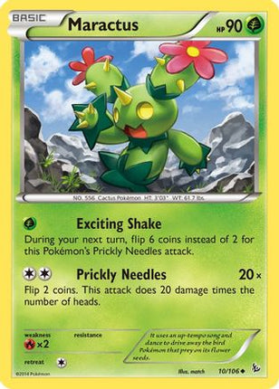 Maractus - 10/106 [XY - Flashfire] Reverse Holofoil