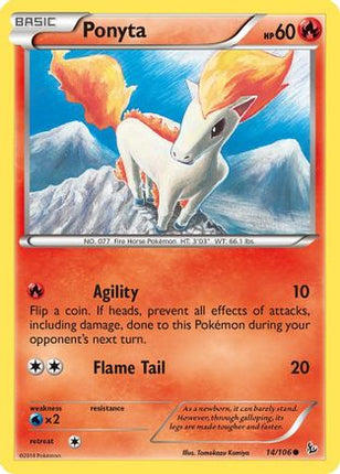 Ponyta - 14/106 [XY - Flashfire] Reverse Holofoil
