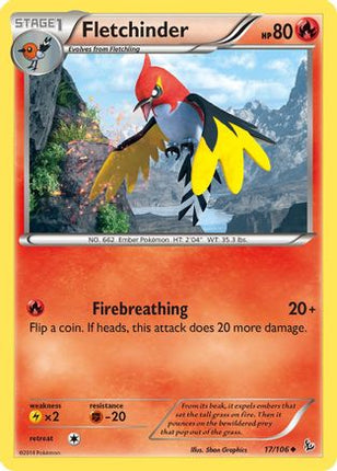Fletchinder - 17/106 [XY - Flashfire]