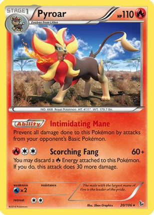 Pyroar - 20/106 [XY - Flashfire] Holofoil
