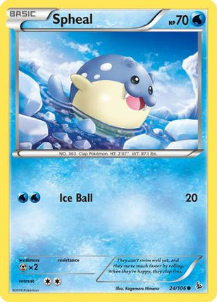 Spheal - 24/106 [XY - Flashfire] Reverse Holofoil