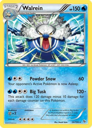 Walrein - 26/106 [XY - Flashfire]