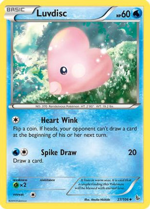 Luvdisc - 27/106 [XY - Flashfire] Reverse Holofoil