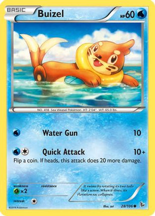 Buizel - 28/106 [XY - Flashfire] Reverse Holofoil