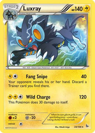 Luxray - 34/106 [XY - Flashfire]