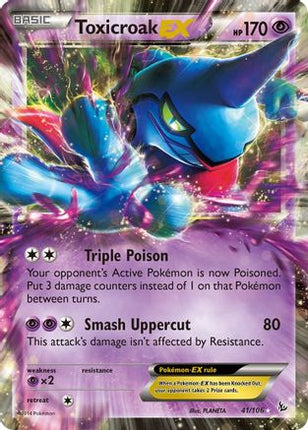 Toxicroak EX - 41/106 [XY - Flashfire] Holofoil