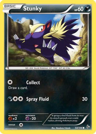 Stunky (54) - 54/106 [XY - Flashfire] Reverse Holofoil
