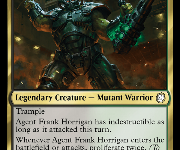 Agent Frank Horrigan [Fallout] – Dark Fox TCG