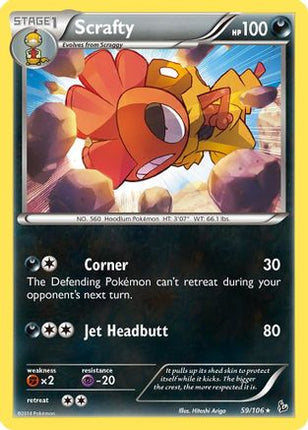 Scrafty - 59/106 [XY - Flashfire]