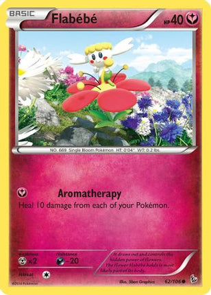 Flabebe (62) - 62/106 [XY - Flashfire] Reverse Holofoil