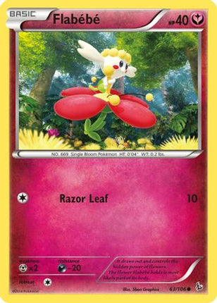 Flabebe (63) - 63/106 [XY - Flashfire]