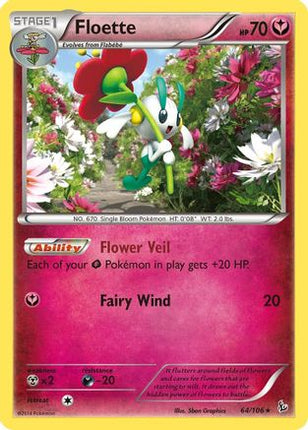 Floette (64) - 64/106 [XY - Flashfire] Reverse Holofoil