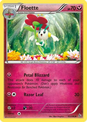 Floette (65) - 65/106 [XY - Flashfire] Reverse Holofoil