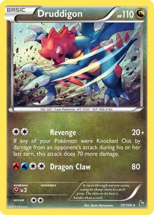 Druddigon - 70/106 [XY - Flashfire] Holofoil