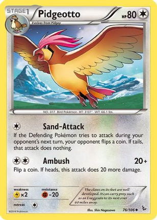 Pidgeotto - 76/106 [XY - Flashfire] Reverse Holofoil