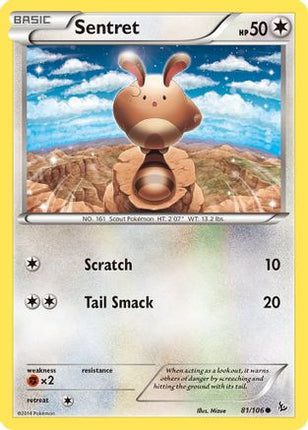 Sentret - 81/106 [XY - Flashfire]