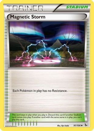 Magnetic Storm - 91/106 [XY - Flashfire] Reverse Holofoil