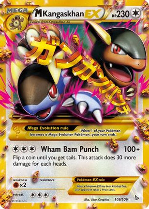 M Kangaskhan EX (109 Secret Rare) - 109/106 [XY - Flashfire] Holofoil