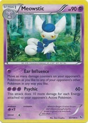 Meowstic - 43/106 (XY Flashfire) [Deck Exclusives] Holofoil