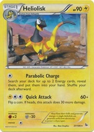 Heliolisk - 37/106 (XY Flashfire) [Deck Exclusives] Holofoil