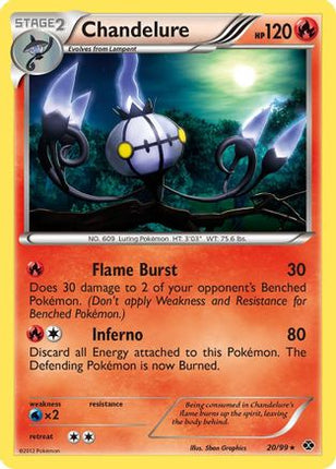 Chandelure - 20/101 [Next Destinies] Reverse Holofoil