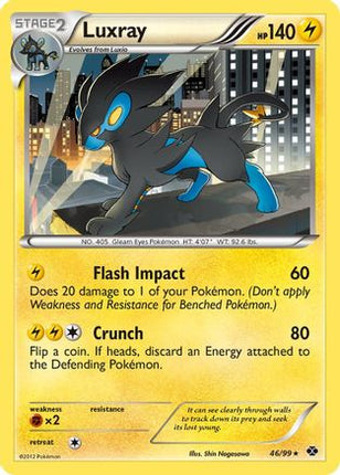 Luxray - 46/99 [Next Destinies] Reverse Holofoil