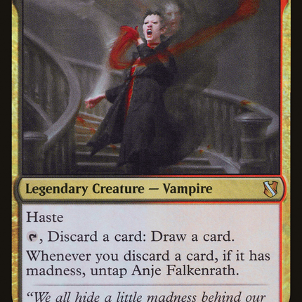 Anje Falkenrath [Commander 2019] Foil