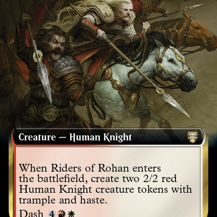 Riders of Rohan (Extended Art) [Tales of Middle-earth Commander] Foil